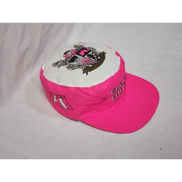 Vintage Circus Circus Snapback Hat Las Vegas Hotel Casino Pink and White OS - Picture 3 of 8